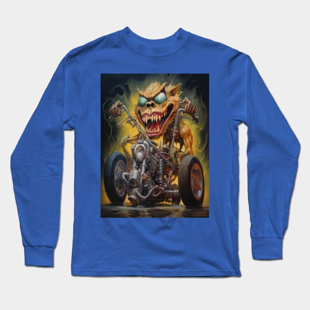 Petrol Head #4 Long Sleeve T-Shirt by TooplesArt